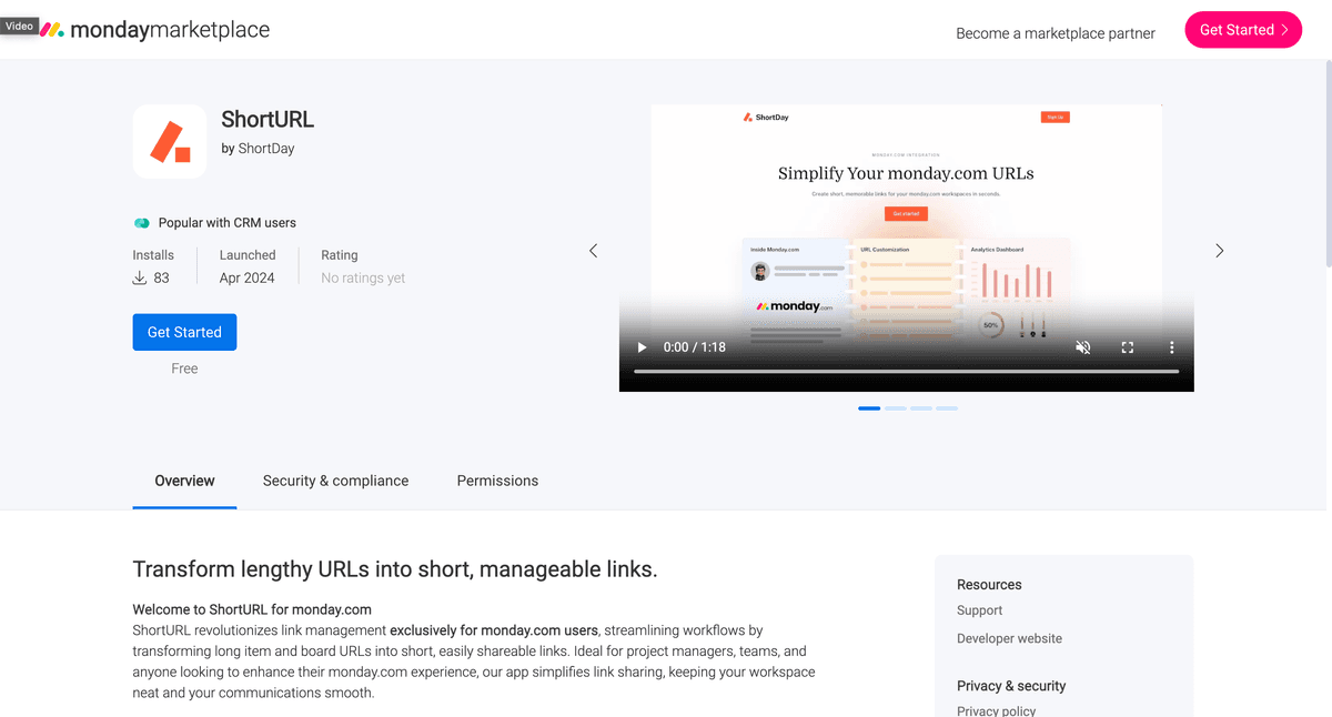 Install ShortURL
